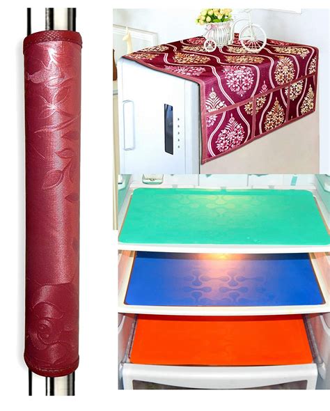 Loomantha Miles To Go. PVC 5 Piece Kitchen Fridge Handle Cover, Top ...