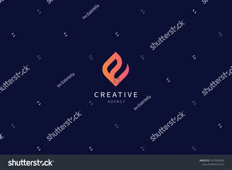 E Letter Monogram Logo Minimalist Design Stock Vector (Royalty Free) 1919339543 | Shutterstock