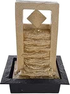 Vyom Crafts Polyresin Cream One Step Water Fountain with Adjustable ...
