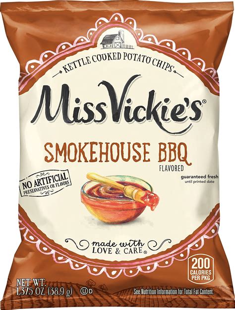 Amazon.com: Miss Vickie’s Kettle Cooked Potato Chips, Spicy Dill Pickle ...