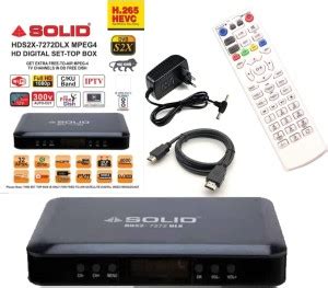 Solid HDS2X-7272DLX DVB-S2X H.265 HD FTA Set Top Box Get Extra TV ...