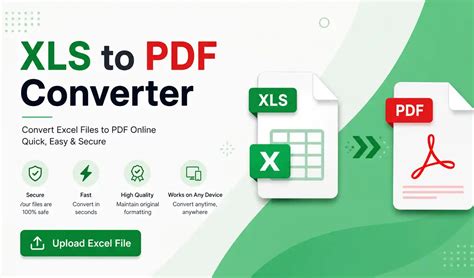 XLS to PDF Converter Online 100% Free | Convert Fast Excel to PDF tool ...