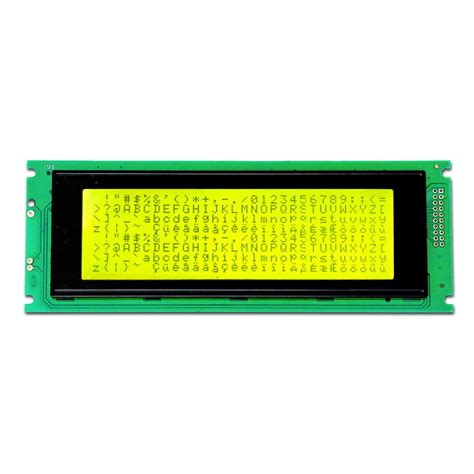 240 x 64 Yellow/Green color DC 5V Character LCD display module (JHD ...