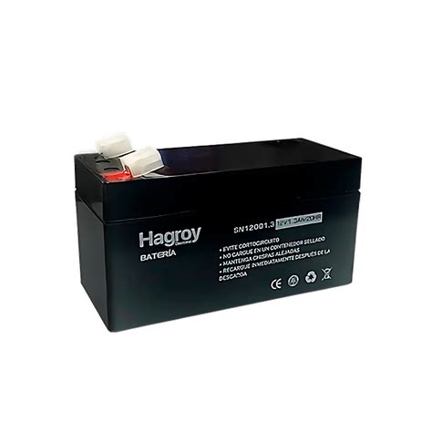 BATERIA 12VX1.3AH - HAGROY | Electro Comercial G&V - Suministros Eléctricos