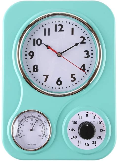 Image result for Retro Kitchen Clock with Timer