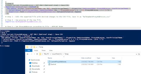 Bulk update ProxyAddresses in AD using UserPrincipalName | Set-Aduser ...