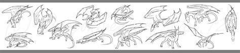 dragon drawing poses