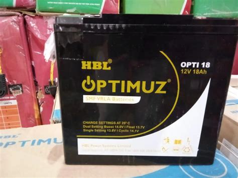 HBL OPTIMUZ 18AH 12V SMF VRLA BATTERY-OPTI 18 – JAI SHIV TRADERS