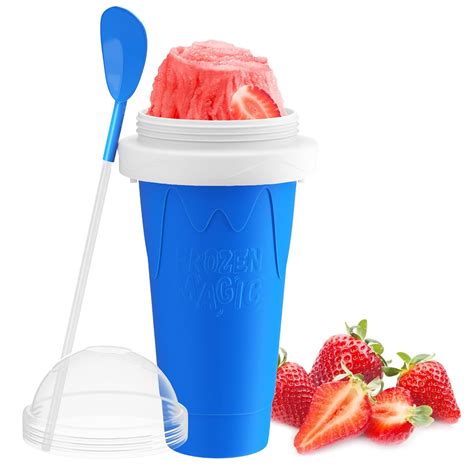 Buy Slushy Maker, Frozen Magic Squeeze Cooling Cup for Quick Frozen ...