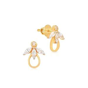 Malabar Gold & Diamonds 18kt Gold Earrings for Women | 18k Gold ...