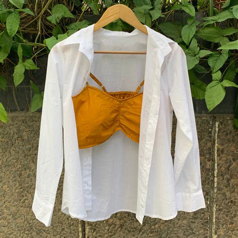 Buy Mustard White Top & Shirt Combo For Women – The Sass Project
