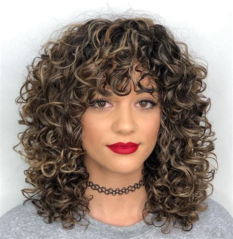 how to style bangs with curly hair - hairstyleslegacy