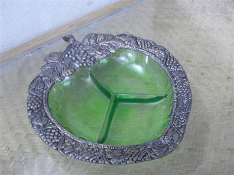 Glass And White Metal Decorative plates for sale |Offers on New ...