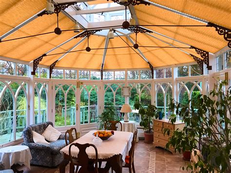 Shaped DIY Pleated Roof Blinds - Conservatory Blinds Direct
