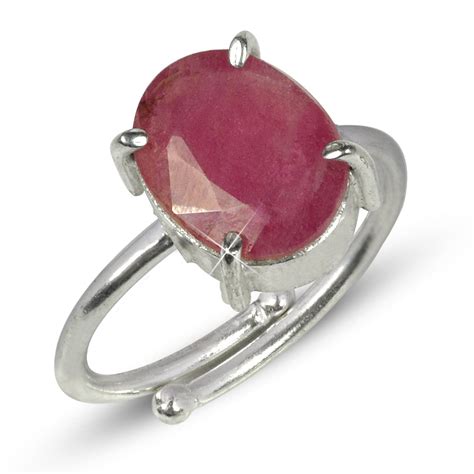 Reiki Crystal Products Natural Original AAA Adjustable Ruby Ring Manik ...