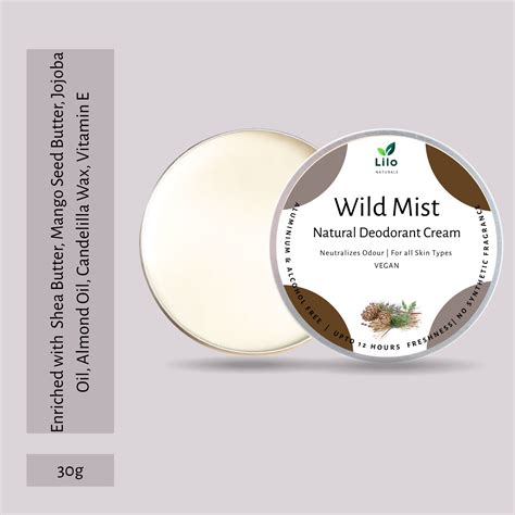 Natural Wild Mist Deodorant Cream | Aluminium-Free | Lilo Naturals
