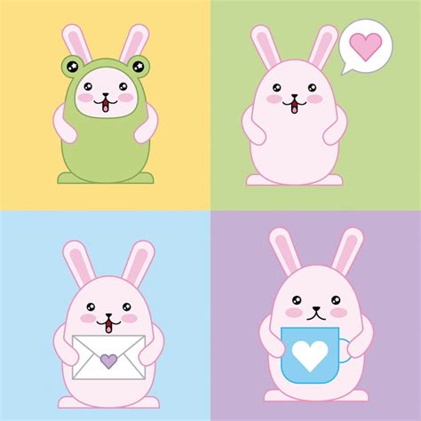 Kawaii rabbit Images - Free Download on Freepik