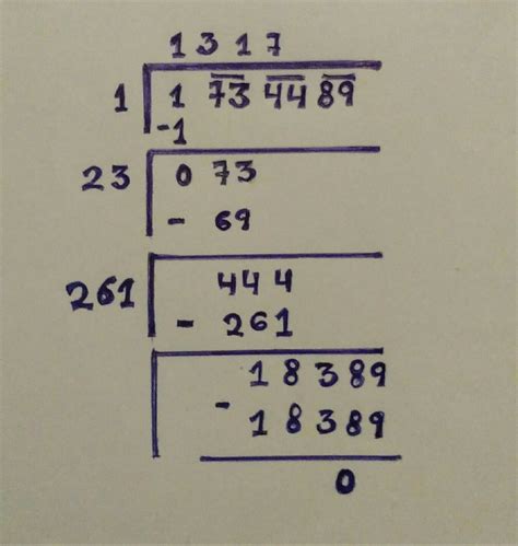 FIND THE SQUARE ROOT OF 1734489.( Long division method) - Brainly.in