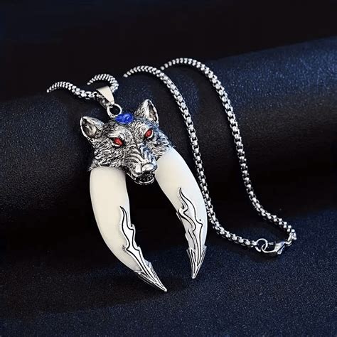 Buy Now Premium SS Pendant/ Necklace - FENRIR WHITE - Pure Titanium ...