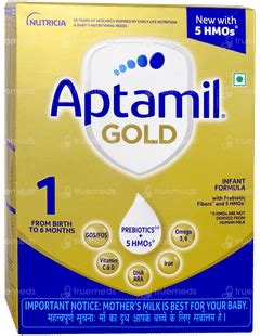 Aptamil Gold Stage 1 From Birth To 6 Months Powder 1200gm - Uses, Side ...