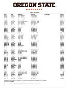 Oregon State baseball announces full 2026 schedule: See the home dates ...