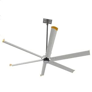 Buy EUROKRAFT HVLS Fans Ceiling Ultra-Quiet Strong Airflow Cooling Size ...