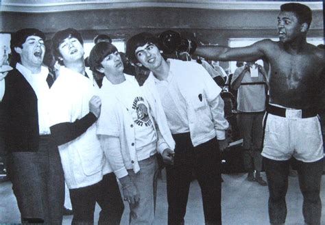 Muhammad Ali Meets The Beatles B And W Poster 21 | Desertcart INDIA
