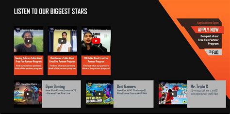 Image result for How to Join Partnership Program FF