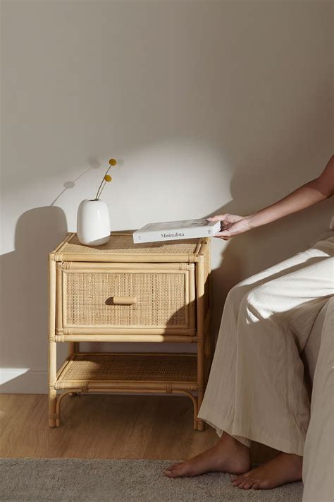 Rattan Bedside Tables – Akway