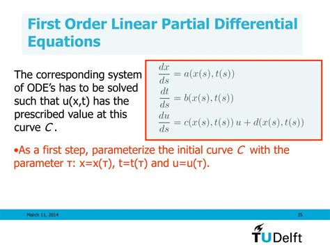 Image result for First-order partial differential equation First-order PDE Examples