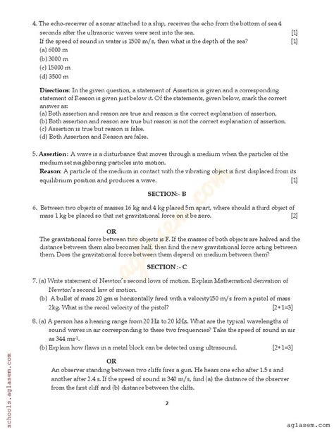 Image result for 9th Class Science Question Paper