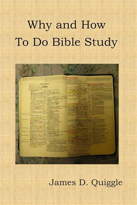 Why and How to do Bible Study eBook : Quiggle, James D. : Amazon.in ...