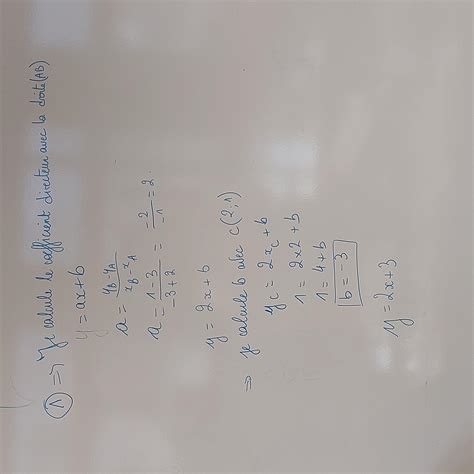 on considère les points A(-2;3),B(-3;-1)et C(2;1)1 déterminer une ...