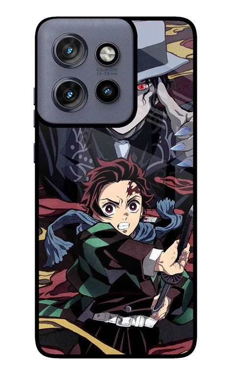 Buy Now Demon Slayer Glass Case for Moto Edge 50 Neo Online | Casekaro