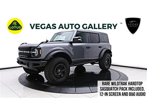 Used 2022 Ford Bronco Wildtrak For Sale (Sold) | Lotus Las Vegas Stock #CB37237