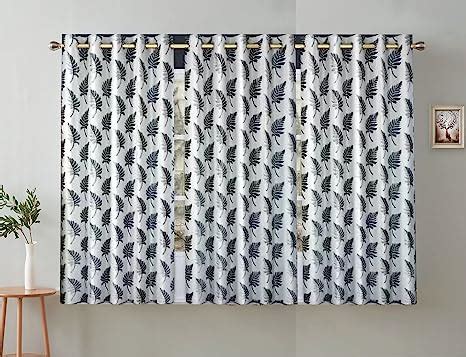 Buy VJK FAB Premium Heavy Fabric Elegant Leaves Design Curtains/Parde ...