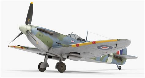 3D model British WWII Fighter Aircraft Supermarine Spitfire | 3D Molier ...