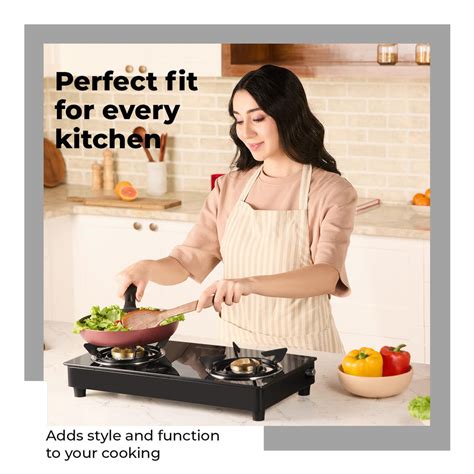 Lifelong 2 Burner Gas Stove with Free Gas Saver – ISI Certified Manual ...