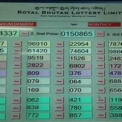 BHUTAN LOTTERY RESULT CHART