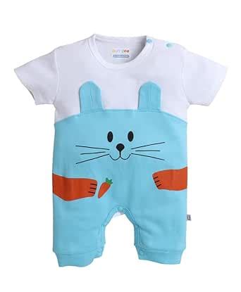 Buy BUMZEE Blue Boys Half Sleeves Trendy Fancy Romper Age - 6-9 Months ...