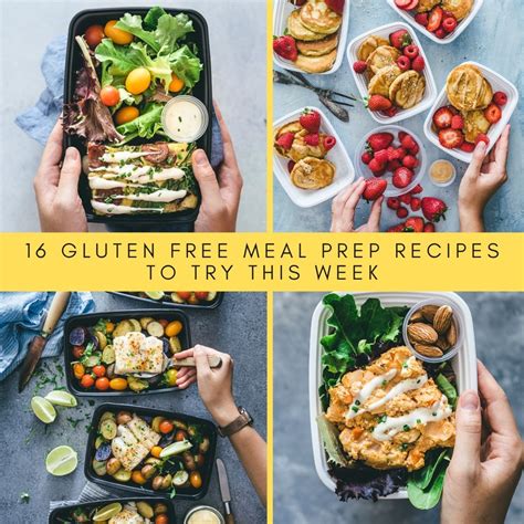 Gluten Free Meal Prep Recipes To Try This Week