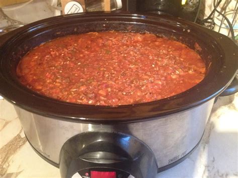 Sauce à spaghetti consistante à la Sonia (mijoteuse)