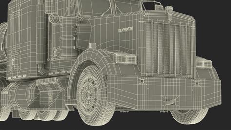 3D Kenworth W900 Tanker Truck | 3D Molier International