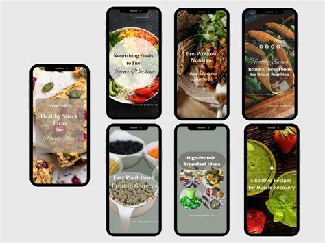 30 Fitness Nutrition Reel Covers, Instagram Reel Cover Template for ...