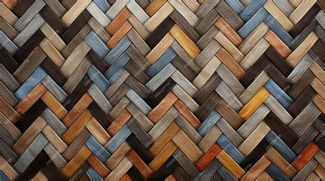 Premium Photo | Herringbone Patterns Weaving A Tapestry Background
