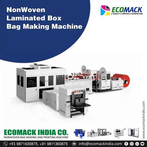 Bag Making Machine - Leader Non Woven Box Bag Making Machine ...