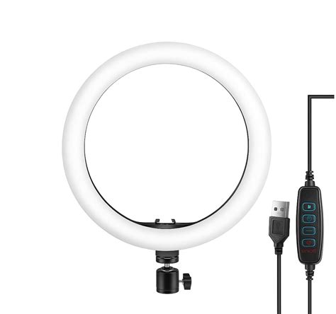 LED Ring Light 18 Inch – 55W Smooth Dimming Light with Adjustable Warm ...