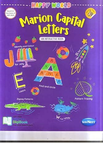 Buy Navneet Happy World Marion Capital Letters , An Interactive Book ...