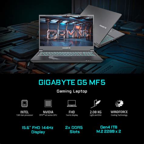 GIGABYTE G5 MF5-H2IN354SH Intel Core i7 13th Gen 13420H - (16 GB/1 TB ...
