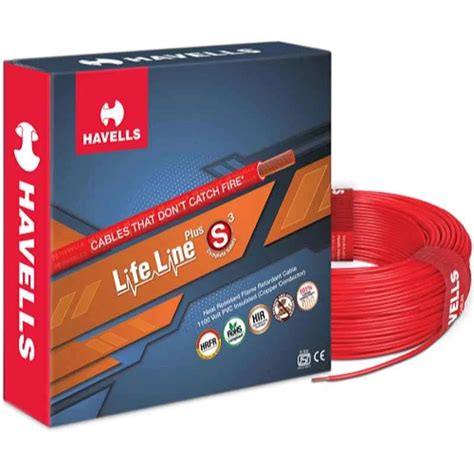 Havells 1.0 Sqmm 90meter Single Core FR PVC Insulated wire
